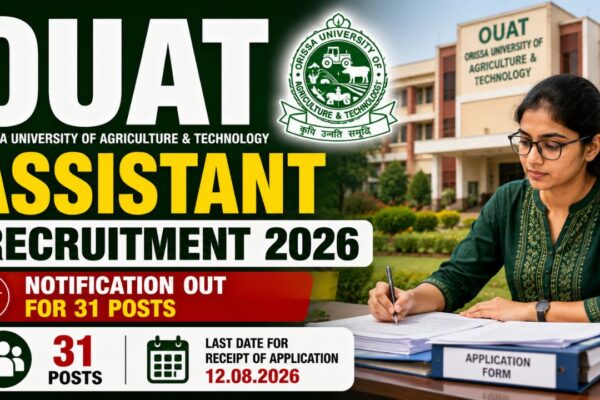 Ouat Assistant Recruitment 2026