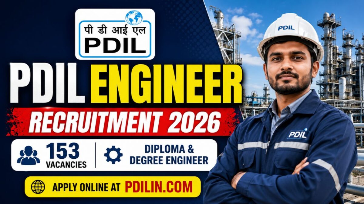 Pdil Engineer Recruitment 2026: 153 Vacancies, Apply Online Before 27 July 2 Pdil Engineer Recruitment 2026