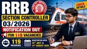 Rrb Section Controller Recruitment 2026