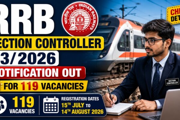 Rrb Section Controller Recruitment 2026