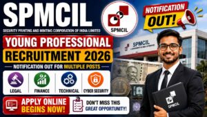 Spmcil Young Professional Recruitment 2026: Apply Online For Legal, Finance, Technical &Amp; Cyber Security Posts
