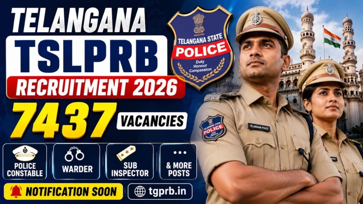 Tslprb Recruitment 2026: 7437 Police, Fire, Jail &Amp; Spf Vacancies Approved, Notification Soon 2 Telangana Tslprb Recruitment 2026