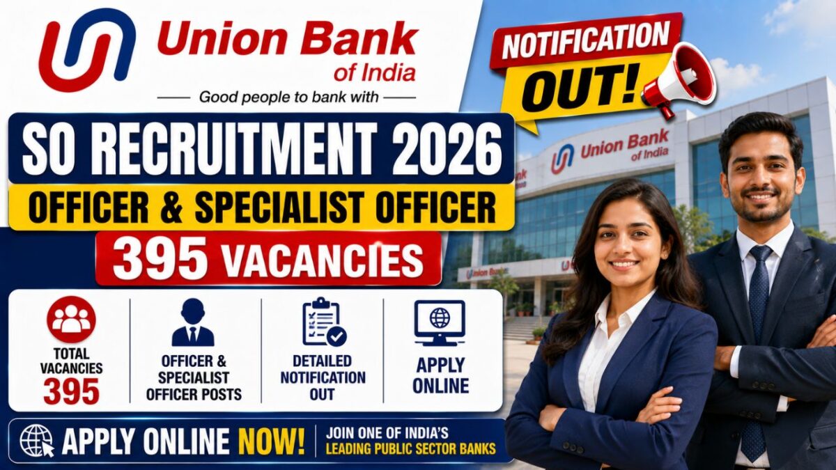 Union Bank Of India So Recruitment 2026