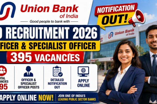 Union Bank Of India So Recruitment 2026