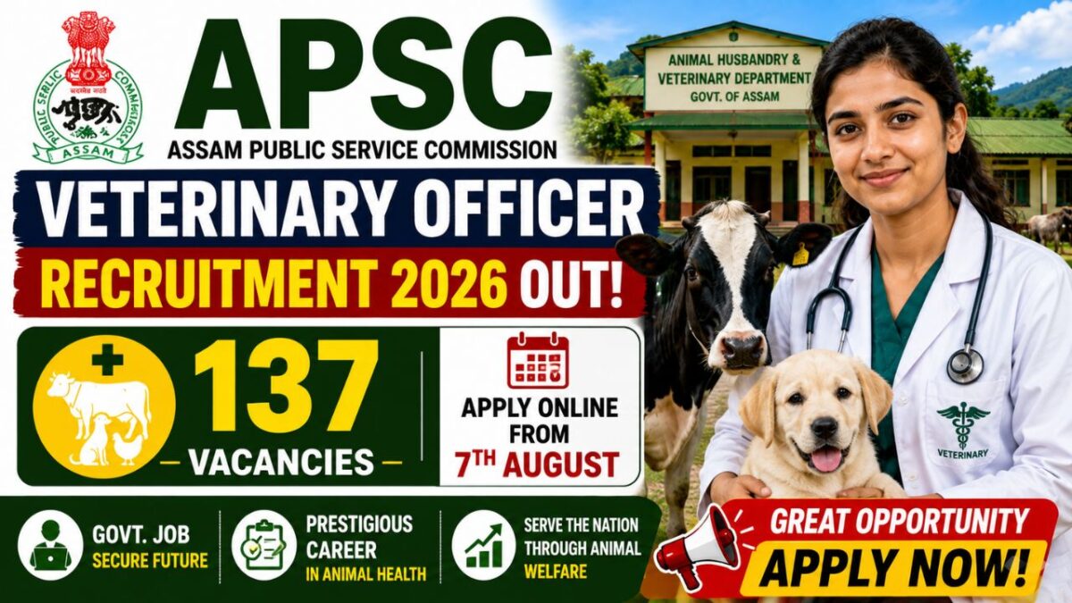 Apsc Veterinary Officer Recruitment 2026