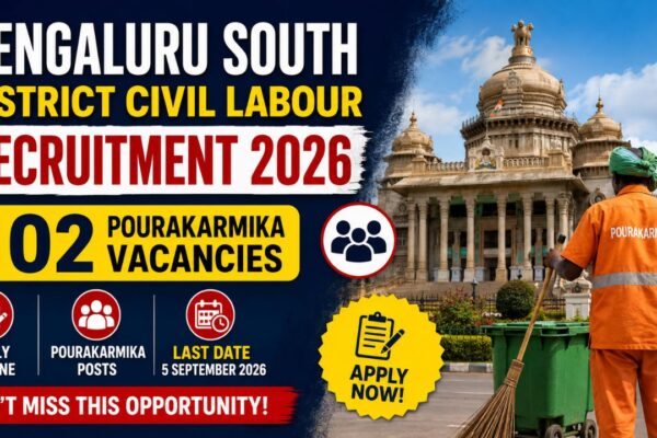 Bengaluru South District Pourakarmika Recruitment 2026