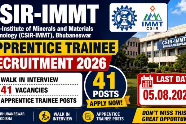Csir Immt Apprentice Trainee Recruitment 2026
