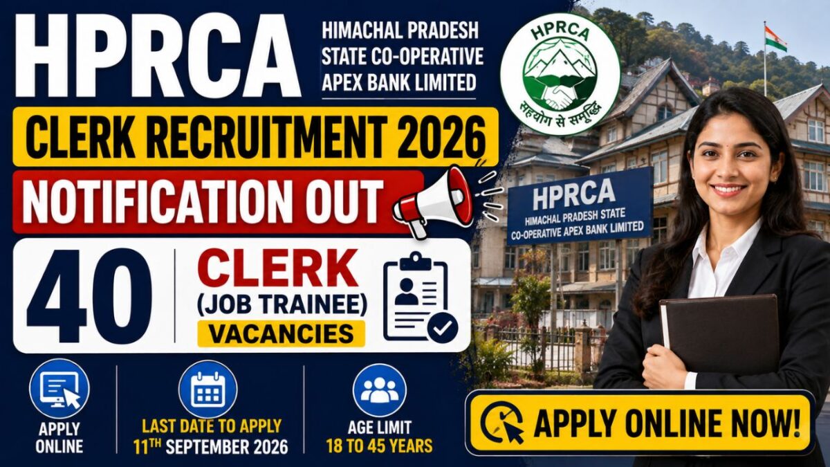 Hprca Clerk Recruitment 2026
