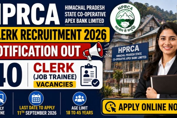 Hprca Clerk Recruitment 2026