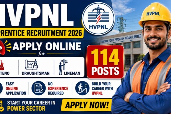 Hvpnl Recruitment 2026