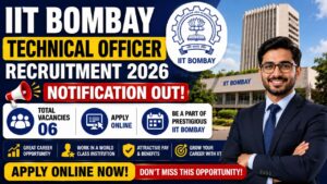 Iit Bombay Technical Officer Recruitment 2026 Notification Out, Apply Online
