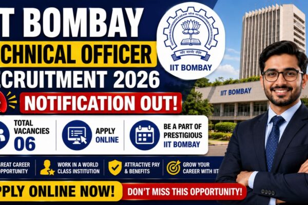 Iit Bombay Technical Officer Recruitment 2026