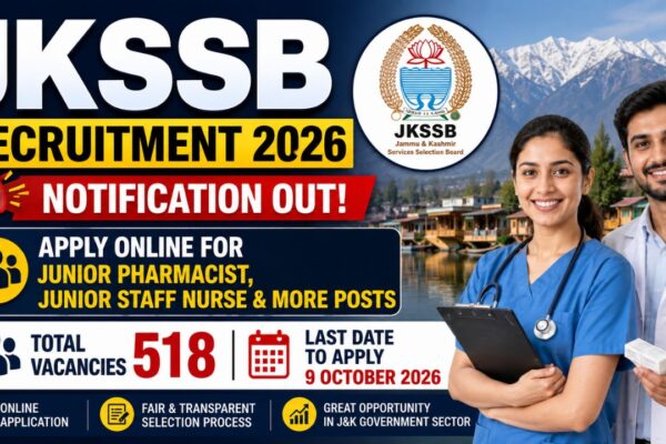Jkssb Recruitment 2026