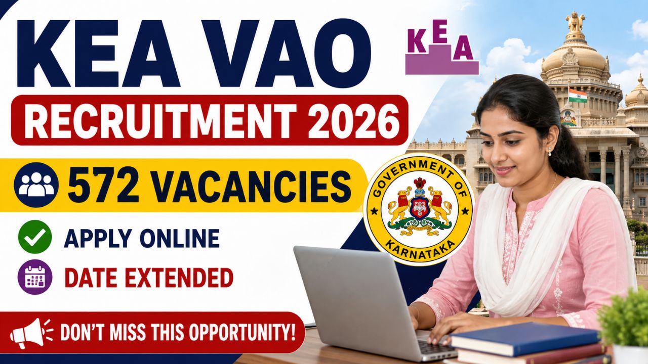 KEA VAO Recruitment 2026 – Apply Online for 572 Village Administrative Officer Posts
