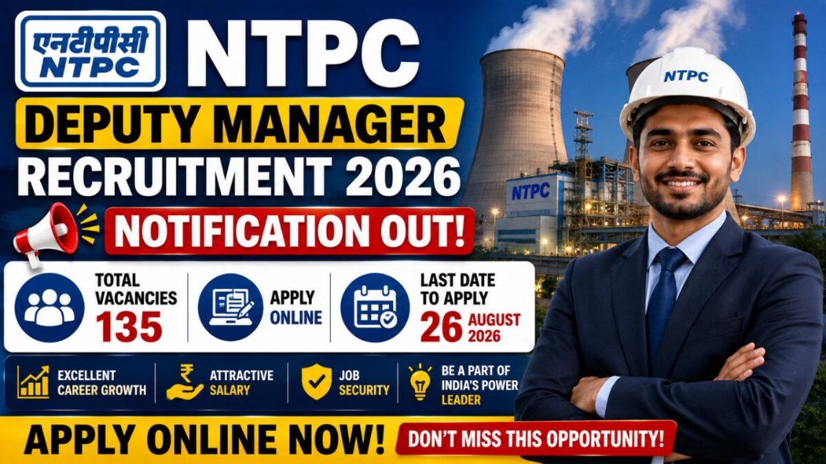 Ntpc Deputy Manager Recruitment 2026