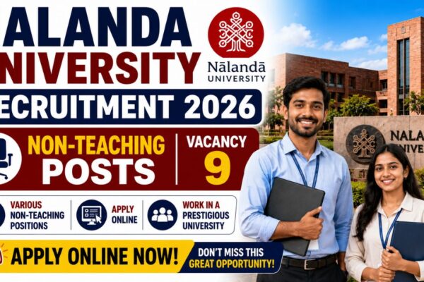 Nalanda University Recruitment 2026