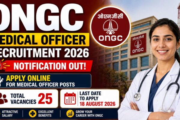 Ongc Medical Officer Recruitment 2026