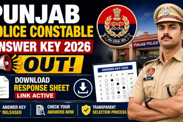 Punjab Police Constable Answer Key 2026