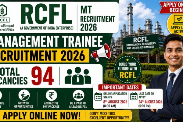 Rcfl Mt Recruitment 2026