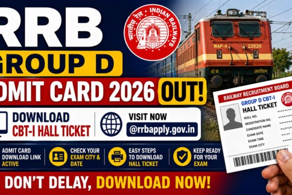 Rrb Group D Admit Card 2026