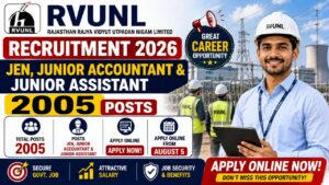 Rvunl Recruitment 2026 Notification Out, 2005 Vacancy, Apply Online From 5Th August
