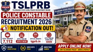 Tslprb Police Constable Recruitment 2026 Notification Out, 7,112 Vacancy, Apply Online At Tgprb.in