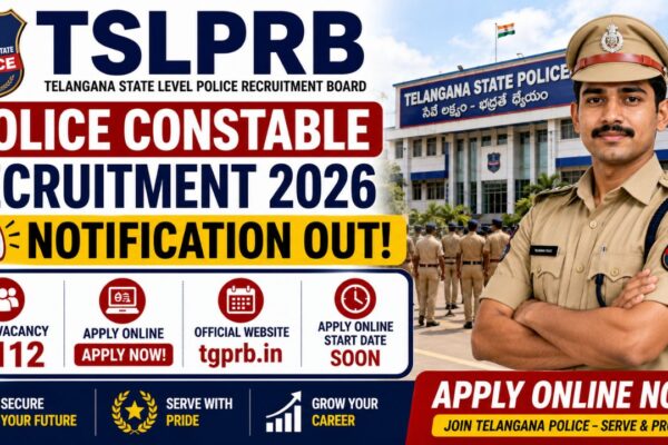 Tslprb Police Constable Recruitment 2026